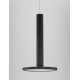 Matt Black Metal LED 10 Watt 230 Volt 517Lm 3000K IP20 D: 15 H: 160 cm Adjustable height 
