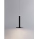 Matt Black Metal LED 10 Watt 230 Volt 517Lm 3000K IP20 D: 15 H: 160 cm Adjustable height 