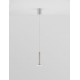 Satin Nickel Metal LED 10 Watt 230 Volt 517Lm 3000K IP20 D: 15 H: 160 cm Adjustable height 