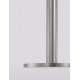 Satin Nickel Metal LED 10 Watt 230 Volt 517Lm 3000K IP20 D: 15 H: 160 cm Adjustable height 