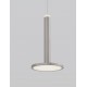 Satin Nickel Metal LED 10 Watt 230 Volt 517Lm 3000K IP20 D: 15 H: 160 cm Adjustable height 
