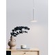 Matt White Metal LED 10 Watt 230 Volt 517Lm 3000K IP20 D: 15 H: 160 cm Adjustable height 