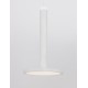 Matt White Metal LED 10 Watt 230 Volt 517Lm 3000K IP20 D: 15 H: 160 cm Adjustable height 