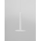 Matt White Metal LED 10 Watt 230 Volt 517Lm 3000K IP20 D: 15 H: 160 cm Adjustable height 