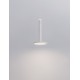 Matt White Metal LED 10 Watt 230 Volt 517Lm 3000K IP20 D: 15 H: 160 cm Adjustable height 
