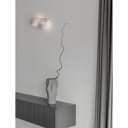 White Metal LED 6 Watt 230 Volt 535Lm 3000K IP20 L: 28.2 W: 9 H: 11 cm 