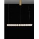 Triac Dimmable Gold Metal & Opal Glass LED 72 Watt 230 Volt 6492Lm 3000K IP20 Included Remote Control D: 80 H: 200 cm Adjustabl