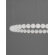 Triac Dimmable Gold Metal & Opal Glass LED 72 Watt 230 Volt 6492Lm 3000K IP20 Included Remote Control D: 80 H: 200 cm Adjustabl