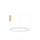Triac Dimmable Gold Metal & Opal Glass LED 96 Watt 230 Volt 8076Lm 3000K IP20 Included Remote Control D: 104 H: 200 cm Adjustab