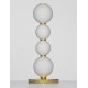 Gold Metal & Opal Glass LED 10 Watt 230 Volt 868Lm 3000K IP20 D: 12 H: 31 cm 