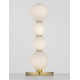 Gold Metal & Opal Glass LED 10 Watt 230 Volt 868Lm 3000K IP20 D: 12 H: 31 cm 