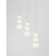 Triac Dimmable Gold Metal & Opal Glass LED 25 Watt 230 Volt 2265Lm 3000K IP20 L: 70 W: 10 H: 150 cm Adjustable Height 