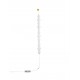 Triac Dimmable Gold Metal & Opal Glass LED 42 Watt 230 Volt 3958Lm 3000K IP20 Cable Length: 310 cm D: 10 W: 9 H: 105 cm 
