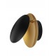 Sandy Black & Gold Aluminium LED 7 Watt 230 Volt 101Lm 3000K IP20 D: 20 W: 11 H: 20 cm Rotatable 
