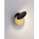 Sandy Black & Gold Aluminium LED 7 Watt 230 Volt 101Lm 3000K IP20 D: 20 W: 11 H: 20 cm Rotatable 