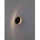 Sandy Black & Gold Aluminium LED 7 Watt 230 Volt 99Lm 3000K IP20 D: 20 H: 120 cm Adjustable Height Rotatable 