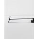 Black Metal & Acrylic LED 19 Watt 230 Volt 2494Lm 3000K IP20 L: 100 W: 10 H: 120 cm Rotatable 