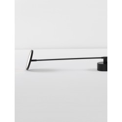 Black Metal & Acrylic LED 19 Watt 230 Volt 2494Lm 3000K IP20 L: 100 W: 10 H: 120 cm Rotatable 