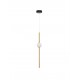 Black & Gold Aluminium Opal Glass LED 19 Watt 230 Volt 1131Lm 3000K IP20 D: 12 H: 120 cm Adjustable Height 