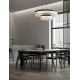 Triac Dimmable Sandy Black Aluminium & Clear Glass LED 72 Watt 230 Volt 4528Lm 3000K IP20 D: 70 H: 180 cm Adjustable Height 