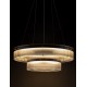 Triac Dimmable Sandy Black Aluminium & Clear Glass LED 72 Watt 230 Volt 4528Lm 3000K IP20 D: 70 H: 180 cm Adjustable Height 