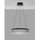 Triac Dimmable Sandy Black Aluminium & Clear Glass LED 37 Watt 230 Volt 2646Lm 3000K IP20 D: 55 H: 180 cm Adjustable Height 