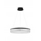 Triac Dimmable Sandy Black Aluminium & Clear Glass LED 50 Watt 230 Volt 3143Lm 3000K IP20 D: 70 H: 180 cm Adjustable Height 
