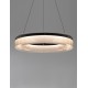Triac Dimmable Sandy Black Aluminium & Clear Glass LED 50 Watt 230 Volt 3143Lm 3000K IP20 D: 70 H: 180 cm Adjustable Height 