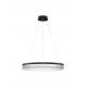 Triac Dimmable Sandy Black Aluminium & Clear Glass LED 55 Watt 230 Volt 3517Lm 3000K IP20 D: 85 H: 180 cm Adjustable Height 
