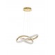 Traic Dimmable Brass Gold Aluminiun & Acrylic LED 41.5 Watt 230 Volt 3600Lm 3000K IP20 D: 52.5 H: 120 cm Adjustable height 