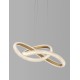 Traic Dimmable Brass Gold Aluminiun & Acrylic LED 41.5 Watt 230 Volt 3600Lm 3000K IP20 D: 52.5 H: 120 cm Adjustable height 