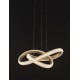 Traic Dimmable Brass Gold Aluminiun & Acrylic LED 41.5 Watt 230 Volt 3600Lm 3000K IP20 D: 52.5 H: 120 cm Adjustable height 
