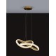 Traic Dimmable Brass Gold Aluminiun & Acrylic LED 41.5 Watt 230 Volt 3600Lm 3000K IP20 D: 52.5 H: 120 cm Adjustable height 