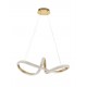 Traic Dimmable Brass Gold Aluminiun & Acrylic LED 42 Watt 230 Volt 3400Lm 3000K IP20 D: 75.5 H: 120 cm Adjustable height 