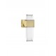Brass Gold Metal & Acrylic LED 10 Watt 220-240 Volt 413Lm 3000K IP20 L: 12 W: 10 H: 21.5 c 