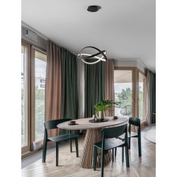 CCT Dimmable Sandy Black & Gold Aluminium & Acrylic LED 40 Watt 220-240 Volt 2033Lm IP20 2700K - 3500K - 5000K D: 50 H: 120 cm A