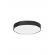 CCT Dimmable Sandy Black Aluminium & Acrylic LED 40 Watt 220-240 Volt 1964Lm 2700-3500-5000K IP20 Included Remote Control D: 46