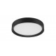 Sandy Black Aluminium Matt White Acrylic Diffuser LED 47 Watt 230 Volt 3525Lm 3000K IP20 D: 55 H: 8.5 cm 