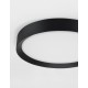 Sandy Black Aluminium Matt White Acrylic Diffuser LED 47 Watt 230 Volt 3525Lm 3000K IP20 D: 55 H: 8.5 cm 