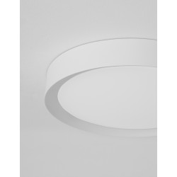 Sandy White Aluminium Matt White Acrylic Diffuser LED 47 Watt 230 Volt 3525Lm 3000K IP20 D: 55 H: 8.5 cm 