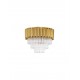 Gold Aluminum & Crystal (96 pcs) LED E14 5x5 Watt 230 Volt IP20 Bulb Excluded D: 40 H: 32.5 cm 