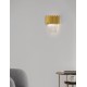 Gold Aluminum & Crystal (21 pcs) LED E14 2x5 Watt 230 Volt IP20 Bulb Excluded L: 24 W: 16.3 H: 26.5 cm
