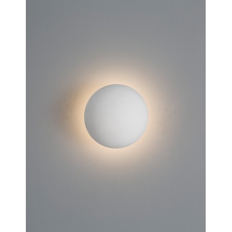 White Gypsum & White Alumimium LED 6 Watt 220-240 Volt 160Lm 3000K IP20 D: 11 W: 9.6 H: 7.5 cm 