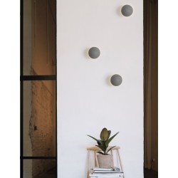 Gray Concrete & White Alumimium LED 6 Watt 220-240 Volt 160Lm 3000K IP20 D: 11 W: 9.6 H: 7.5 cm 