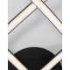 Triac Dimmable Sandy Black Aluminium & Acrylic LED 36 Watt 230 Volt 1800Lm 3000K IP20 D : 59 W: 59 H: 15 cm 