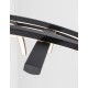 Triac Dimmable Sandy Black Aluminium & Acrylic LED 83 Watt 230 Volt 4000Lm 3000K IP20 D : 81 W: 81 H: 150 cm Adjustable Height 