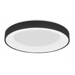 CCT Dimmable - Wireless Sandy Black Aluminium & Acrylic LED 50 Watt 230 Volt 2864Lm 3000K - 4000K IP20 D: 60 H: 9 cm 