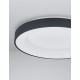 CCT Dimmable - Wireless Sandy Black Aluminium & Acrylic LED 50 Watt 230 Volt 2864Lm 3000K - 4000K IP20 D: 60 H: 9 cm 