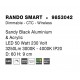 CCT Dimmable - Wireless Sandy Black Aluminium & Acrylic LED 50 Watt 230 Volt 2864Lm 3000K - 4000K IP20 D: 60 H: 9 cm 