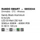 CCT Dimmable - Wireless Sandy Black Aluminium & Acrylic LED 50 Watt 230 Volt 2864Lm 3000K - 4000K IP20 D: 60 H: 120 cm Adjustab